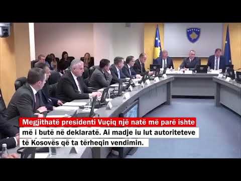 Vuçiç Vendimi i Kosovës për taksat, i ndihmuar nga fuqitë e mëdha