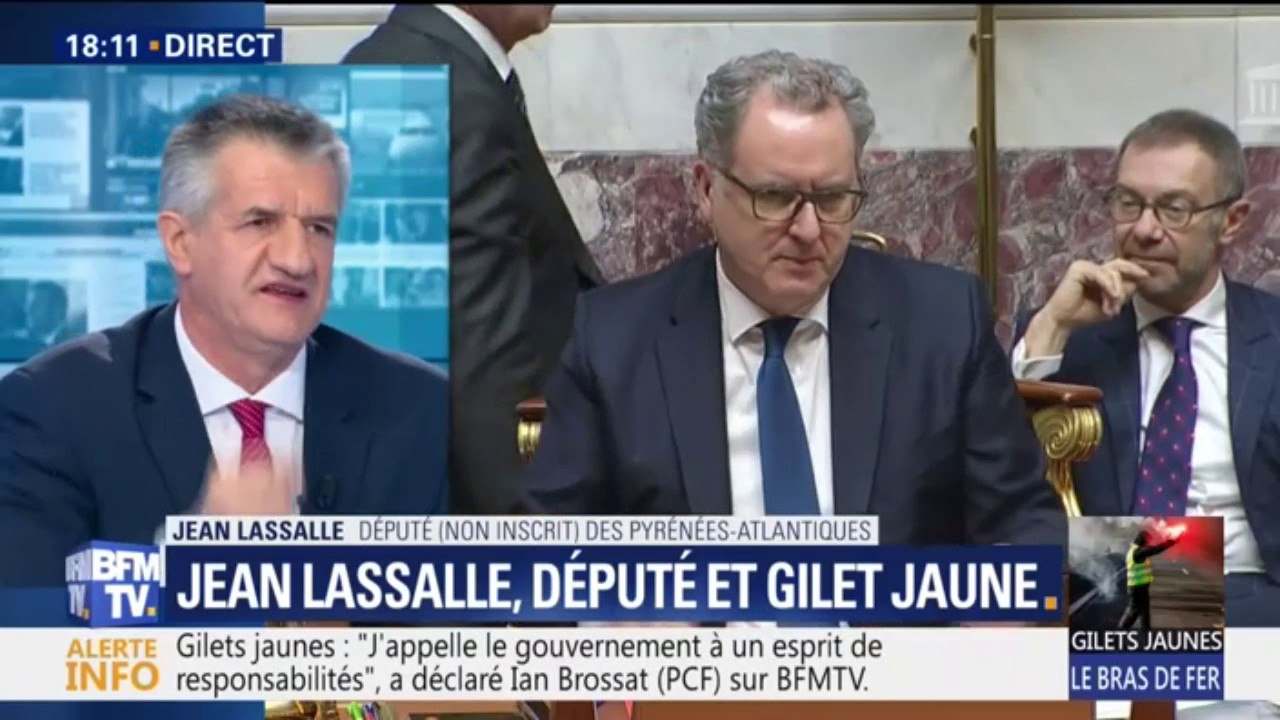 "On ne fait pas un buzz sur une affaire comme ça" Jean Lassalle explique pourquoi il s'engage avec les gilets jaunes