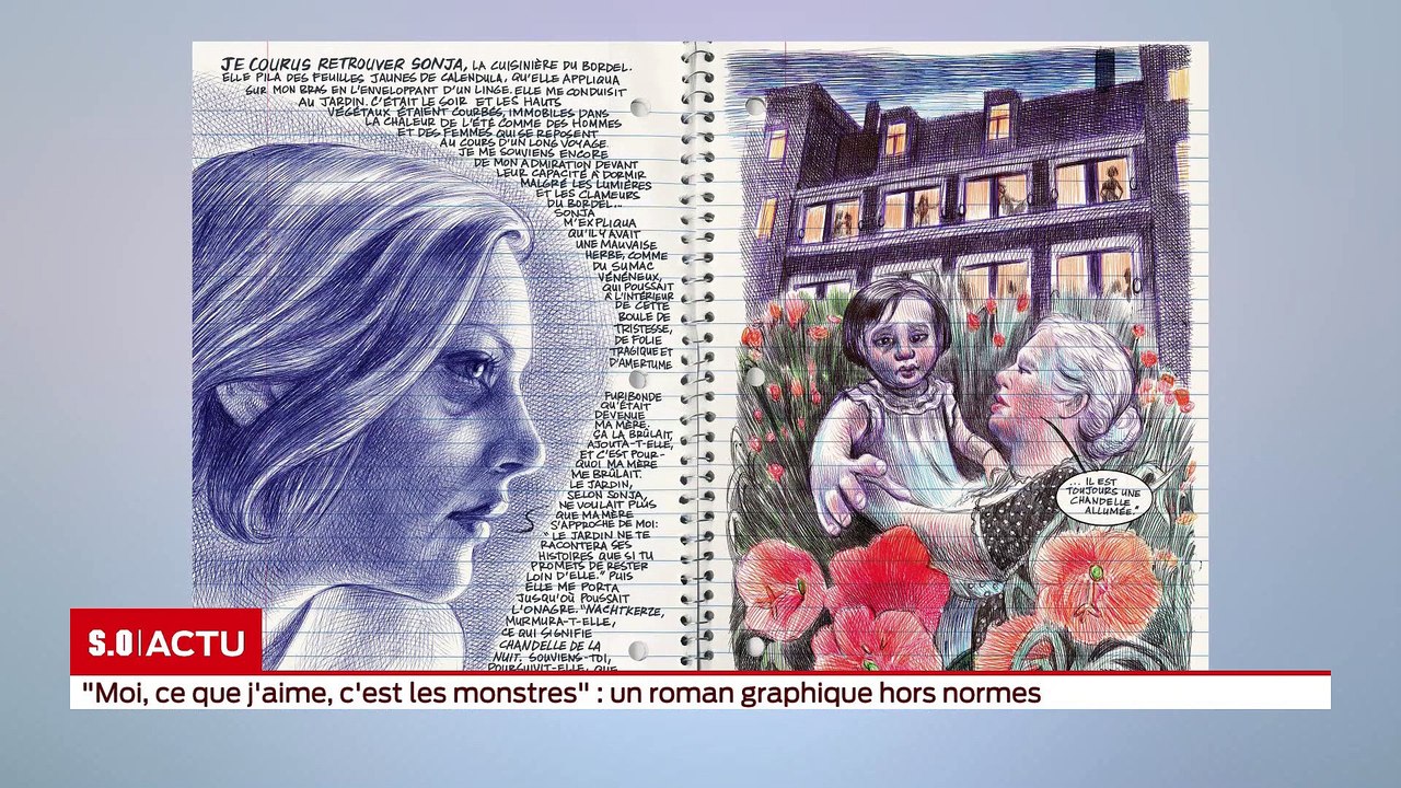 SO Invité - Moi, ce que j'aime, c'est les monstres  un roman graphique hors normes