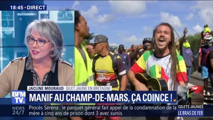 "Gilets jaunes à Paris": Manif au Champ-de-Mars, ça coince !