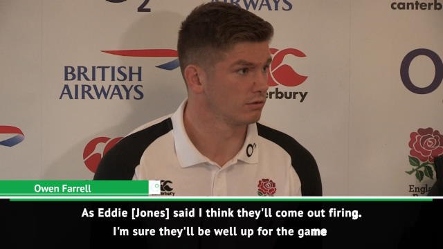 Australia will come out firing - Owen Farrell