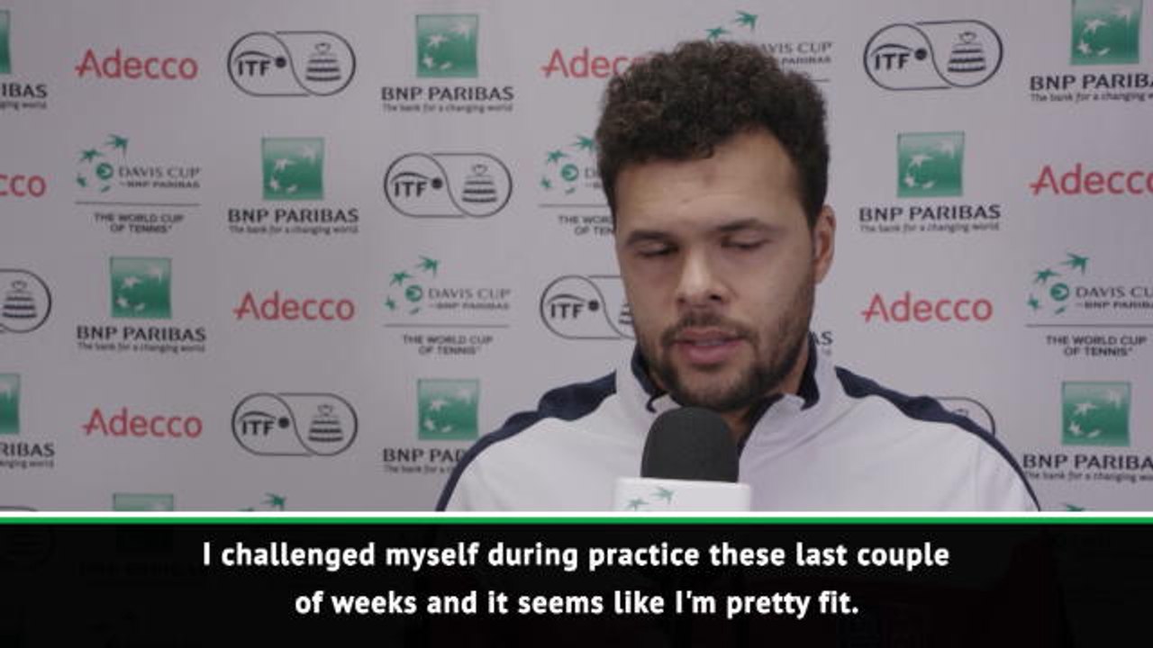 TENNIS: Davis Cup: Tsonga and Cilic ready for Davis Cup final clash