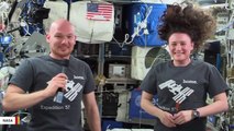 International Space Station Astronauts Show Their Thanksgiving Feast