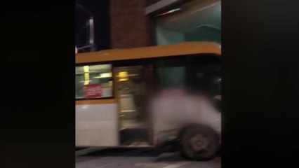 고양시 원흥역 인근서 버스·SUV 충돌‥1명 다쳐 / YTN