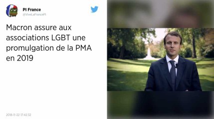 Emmanuel Macron promet une promulgation de l’extension de la PMA en 2019
