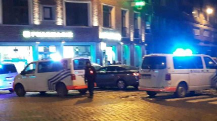 Tournai course poursuite rue Clairisses 1  22.11.2018