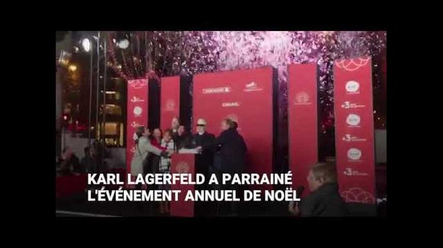 Les Champs-Élysées en rouge pour les illuminations de Noël