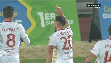 Guerbert ouvre le score pour Rodez sur coup franc !