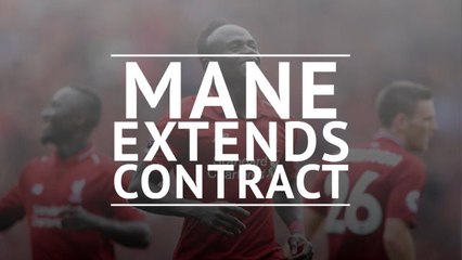 Download Video: Sadio Mane signs new long-term Liverpool contract