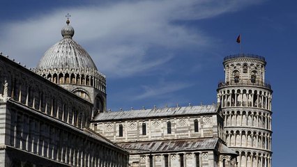 Torre de Pisa está a endireitar-se