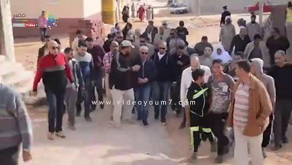 مساعدات للمضارين من الأمطار والسيول فى مطروح