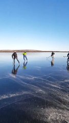 Frozen Lake Hockey