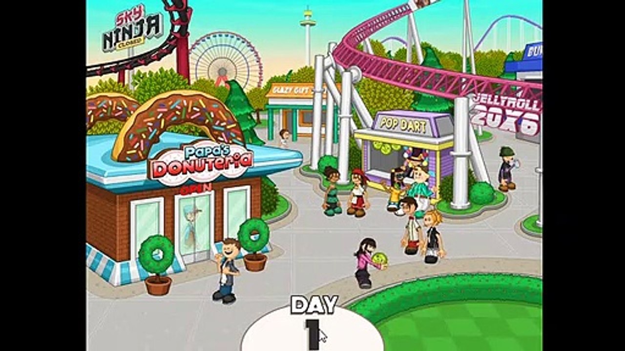 Papas Donuteria - Play Pogo Games Free Online
