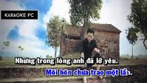 Karaoke Lỡ Yêu - Châu Việt Cường