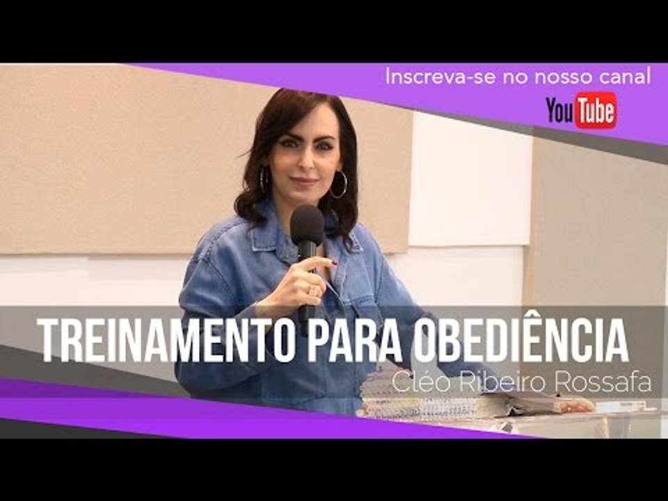 Treinamento para obediência - Bispa Cléo.