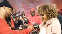 Juelz Santana proposes to Kimbella on stage, during the middle of Dipset's Gentrification Tour concert