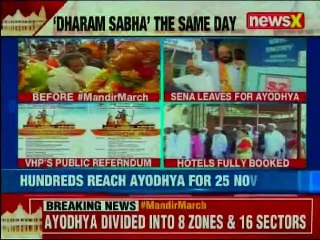 Mandir March: Security beefed up in Ayodhya ahead of mega rallies