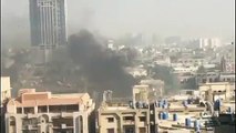 Aftermath of the explosion in Karachi, Pakistan near Chinese Consulate (footage)
