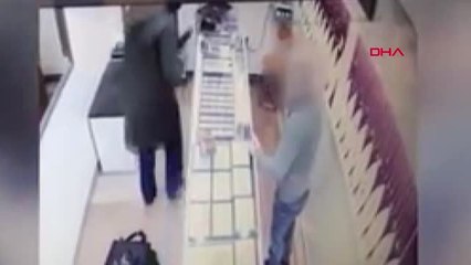 Kağıthanedeki Kuyumcu Soygunu Güvenlik Kamerasında