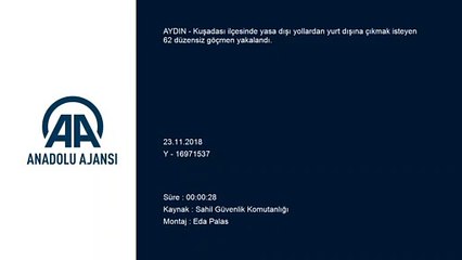 62 düzensiz göçmen yakalandı - AYDIN