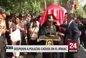 Comandante General de la PNP destacó valentía y heroísmo de policías abatidos en el Rímac