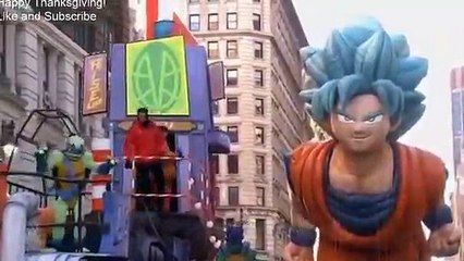 Gokû invité pour la première fois à la Macy's Parade de Thanksgiving
