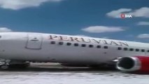- Peru Havayolları'na Ait Uçak Gövdesinin Üzerine İniş Yaptı