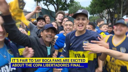 Boca fans in frenzy ahead of Copa Lib final second leg