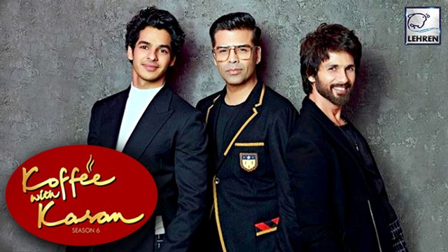 Koffee With Karan 6: Shahid Kapoor & Ishan Khattar's All Black Look Revealed