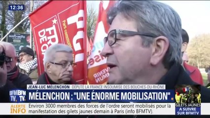 Download Video: Gilets jaunes: Mélenchon s'attend à 