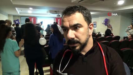 Prematüre bebekler doğdukları hastanede bir araya geldi