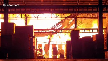 Thailand paper factory blaze lasting 20 hours causes $3m in damages