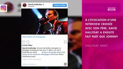Johnny Hallyday : L’interview inédite avec David qui pourrait tout faire basculer