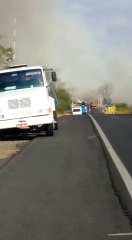 Fogo na BR 230 em Cajazeiras (1)