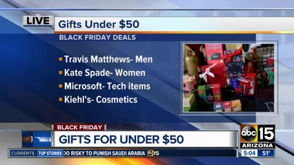 Gifts for under $50 on Black Friday
