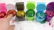 Water Balloons Glitter Glue Learn Colors Slime Play Doh Baby Doll Bath Time Surprise Eggs Toys