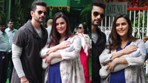 Neha Dhupia gets Discharge from Hospital, Poses with Baby & Angad Bedi; Watch Video | FilmiBeat