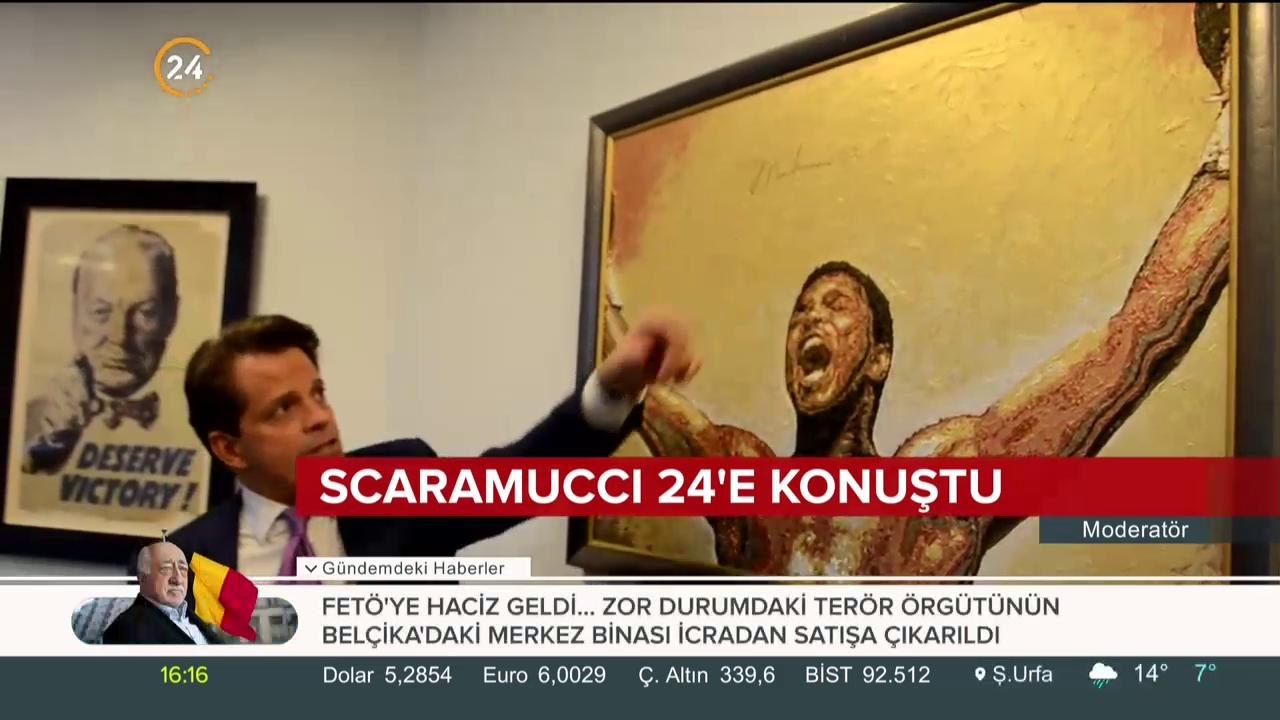 Scaramucci 24'e konuştu