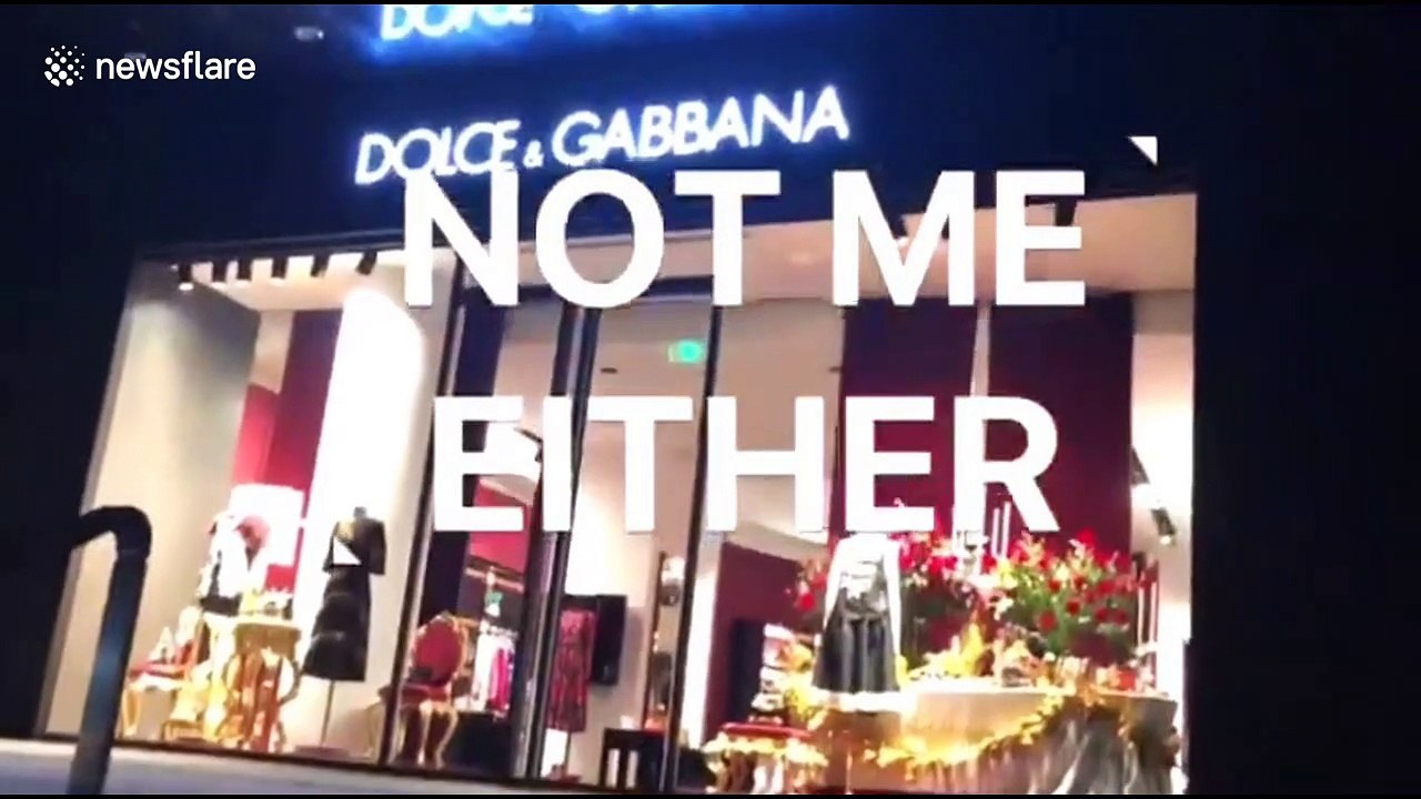 dolce & gabbana not me
