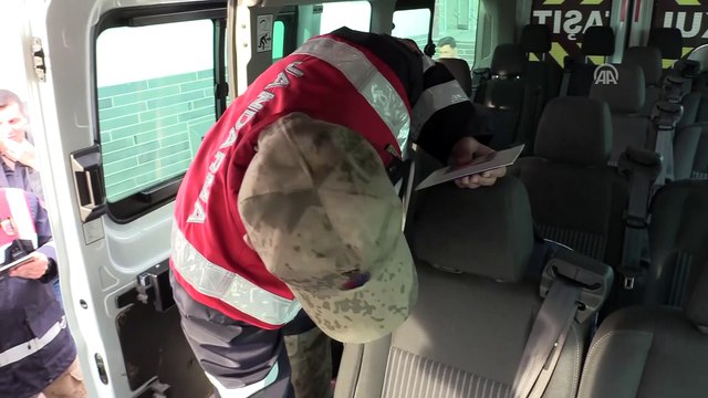 Okul servis araçları jandarmanın takibinde - DİYARBAKIR