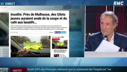 De la soupe aux laxatifs emmenée aux Gilets jaunes !