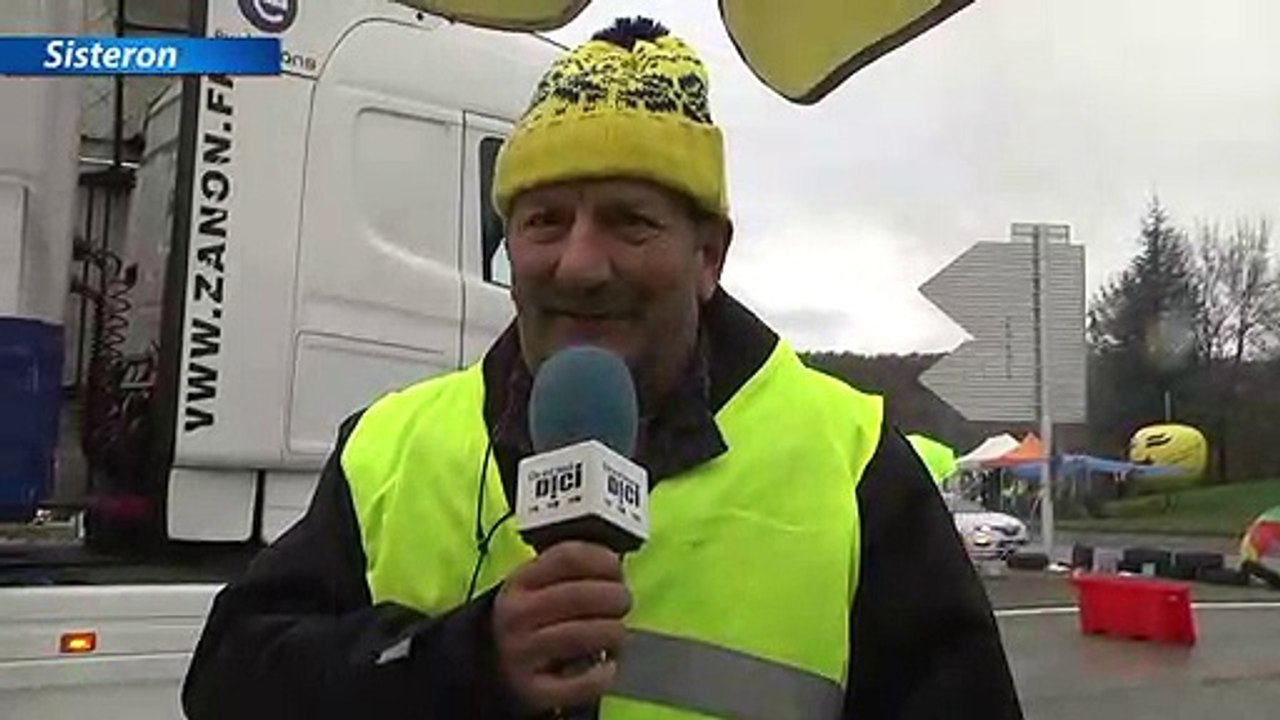 Gilets jaunes/ jour7:  Une dizaine de blocages dans les Alpes du Sud, des points de pénurie et des entreprises qui disent leur ras le bol. Ambiance dans le 04