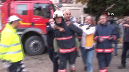 8 katlı binada yangın paniği;10 kişi hastaneye kaldırıldı