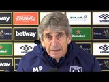 Manuel Pellegrini Full Pre-Match Press Conference - West Ham v Manchester City - Premier League