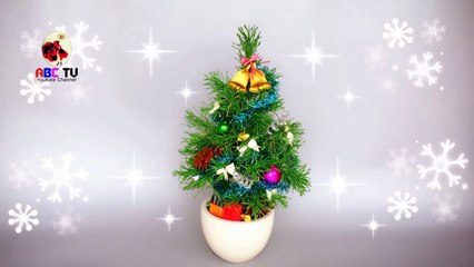 ABC TV   How To Make Christmas Tree Decoration From Crepe Paper #2 - Craft Tutorial