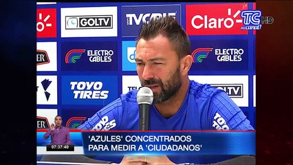 ‘Azules’ concentrados para medir a Guayaquil City