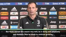Allegri delighted with Dybala's development at Juventus