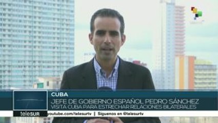 Jefe de gobierno español visita Cuba para estrechar vínculos