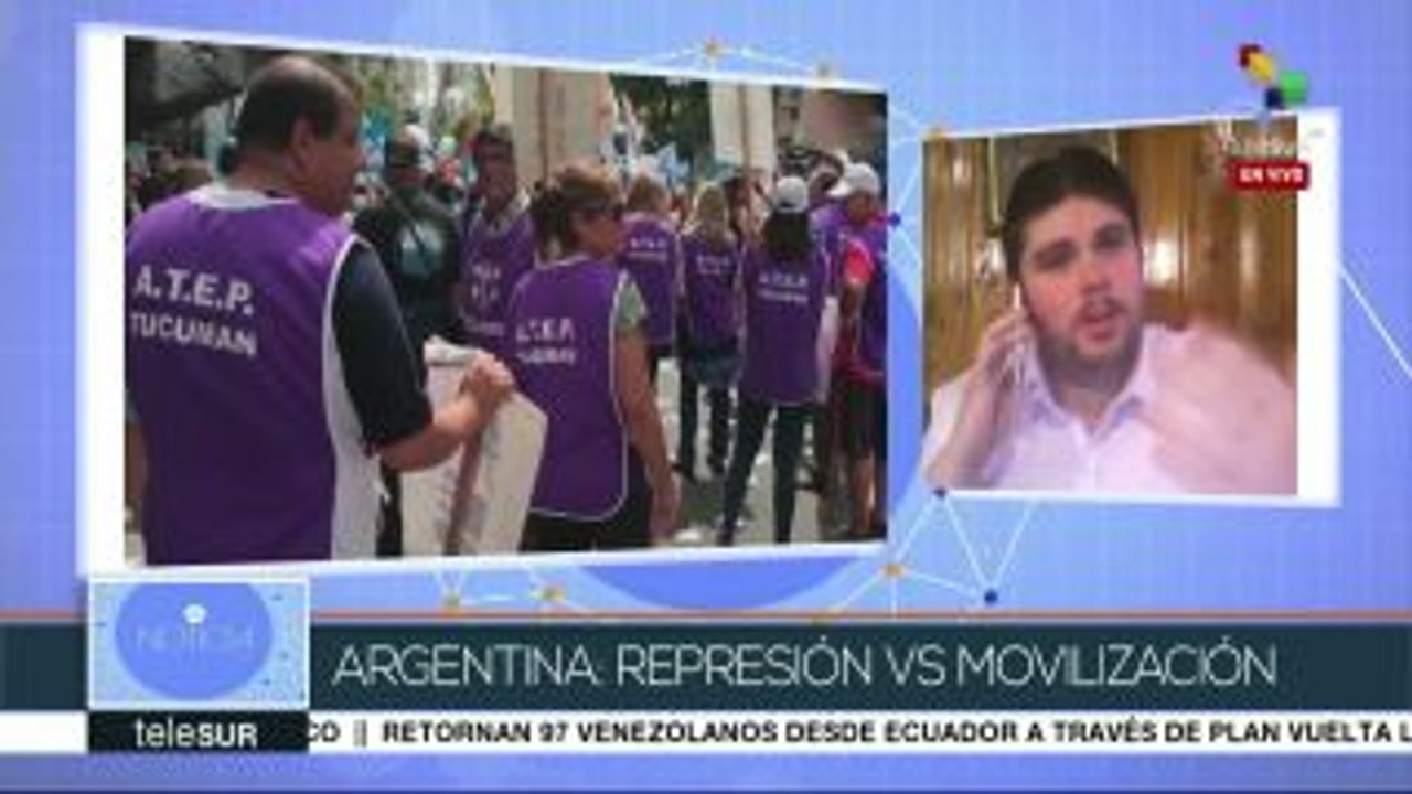 Morás: Represión no es efectiva para contener los reclamos populares