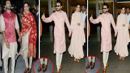 Ranveer Singh WEARS Deepika Padukone’s Shoes ? Watch Video | FilmiBeat